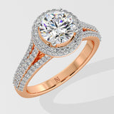1 ct Majestic Halo Diamond Ring