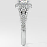1 ct Majestic Halo Diamond Ring
