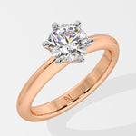 Stellar Six Prong Solitaire Ring - House Of Quadri