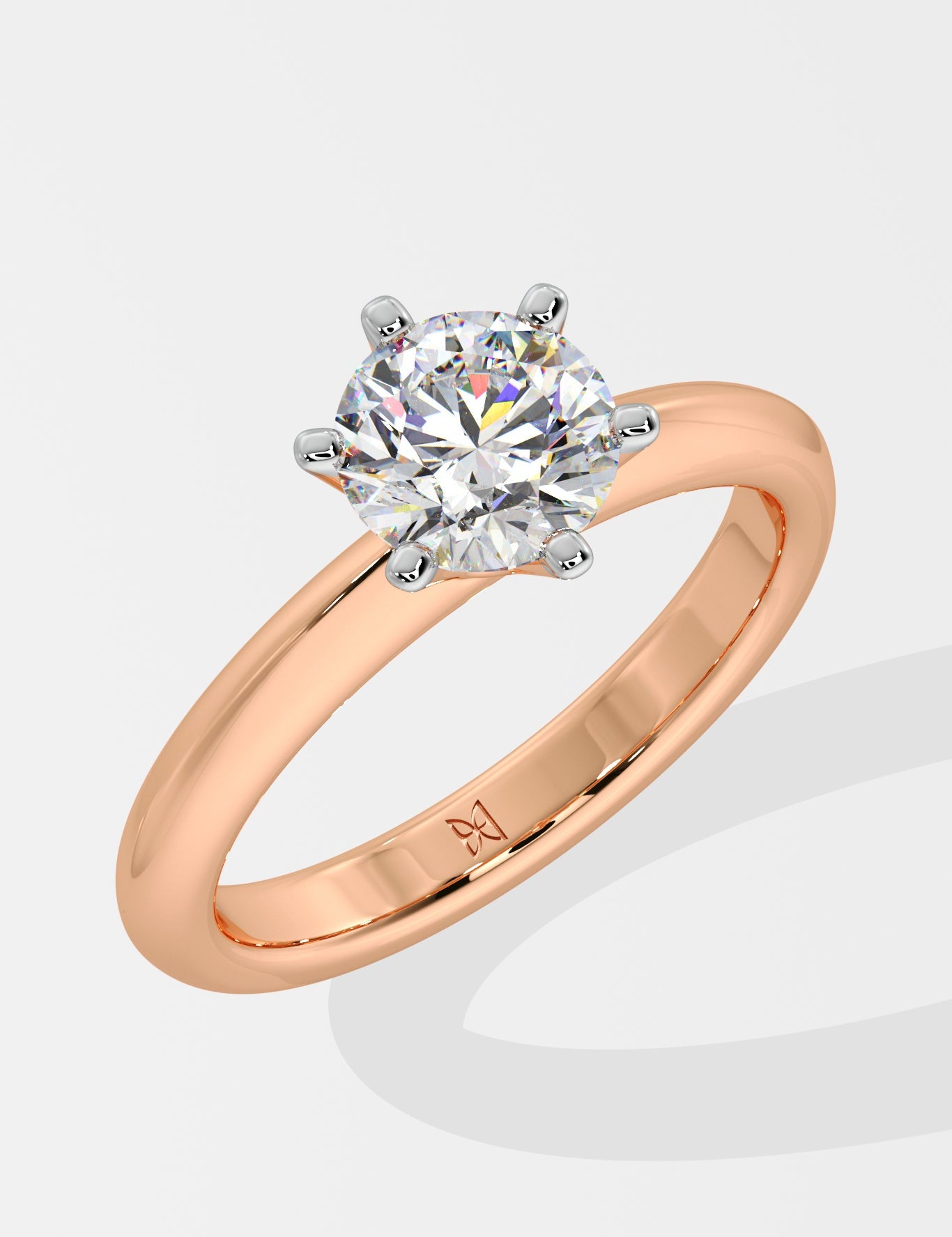 Stellar Six Prong Solitaire Ring - House Of Quadri