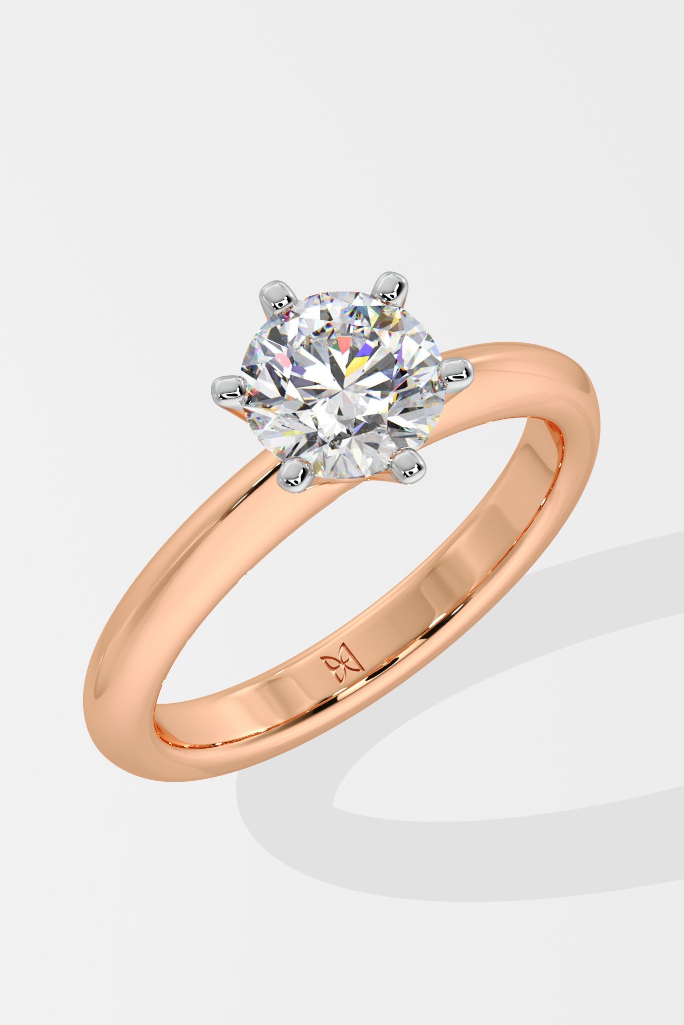 Stellar Six Prong Solitaire Ring - House Of Quadri