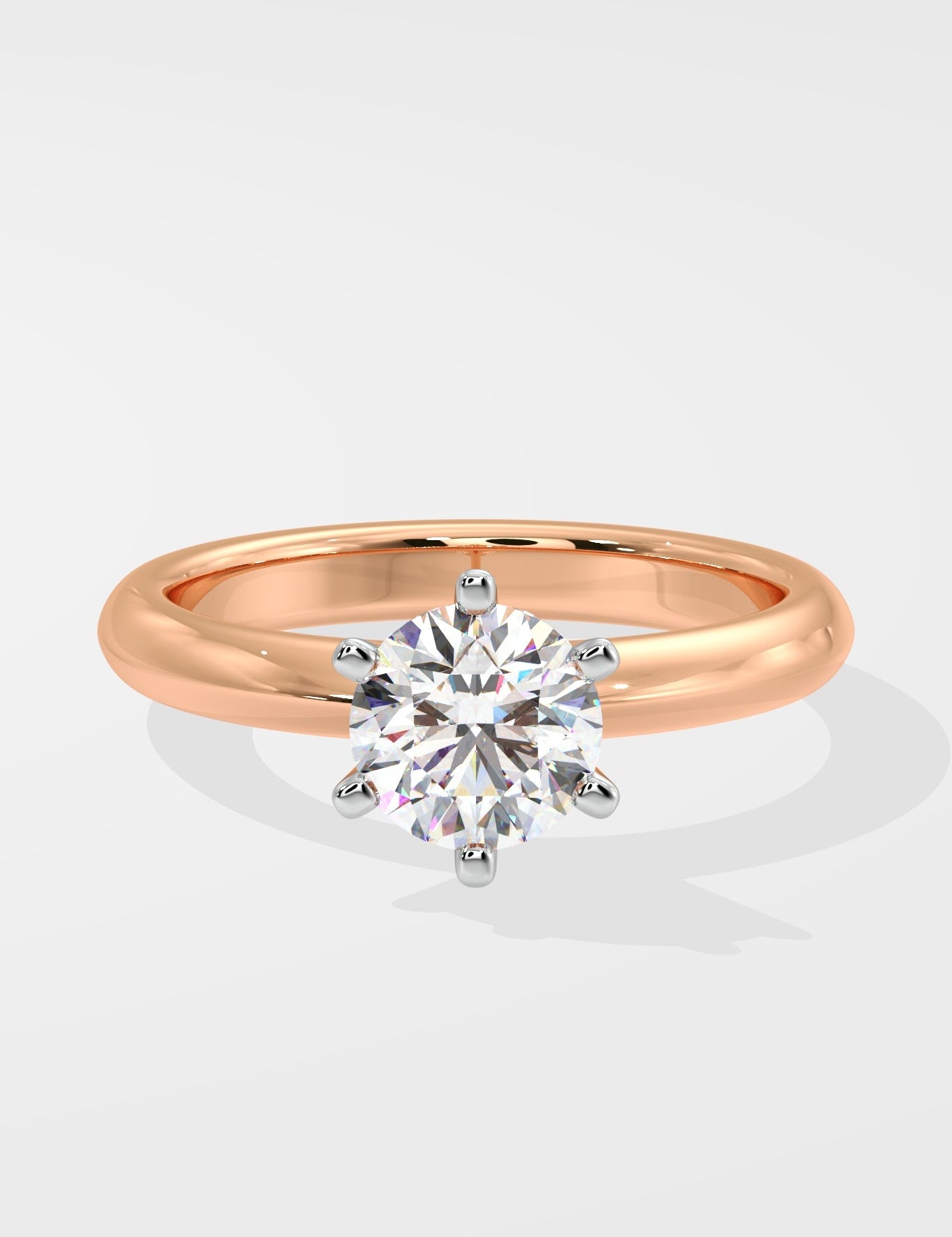 Stellar Six Prong Solitaire Ring - House Of Quadri