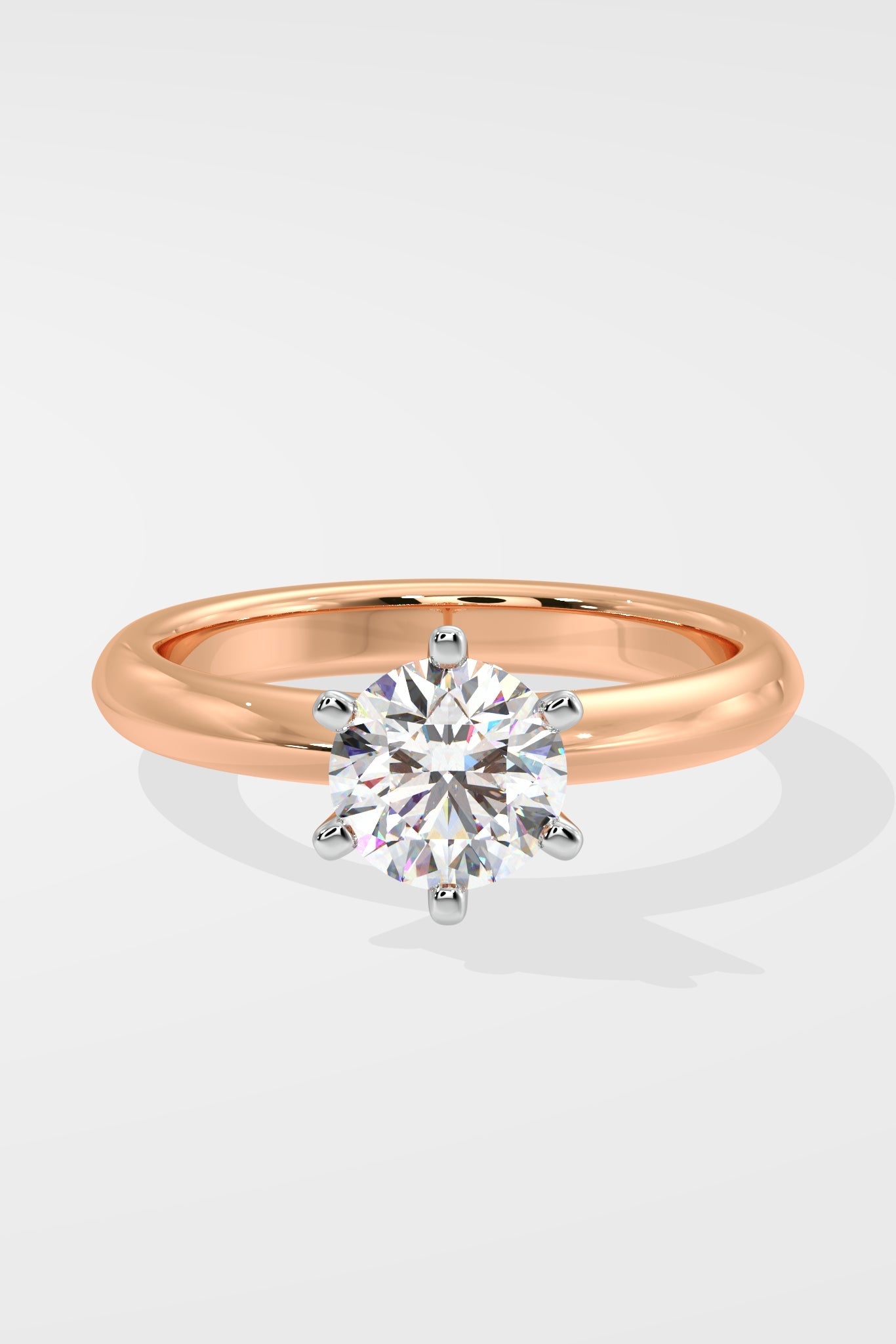 Stellar Six Prong Solitaire Ring - House Of Quadri