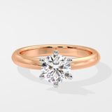 1 ct Six Prong Solitaire Diamond Ring