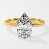 2 ct Pear Solitaire Ring - House Of Quadri