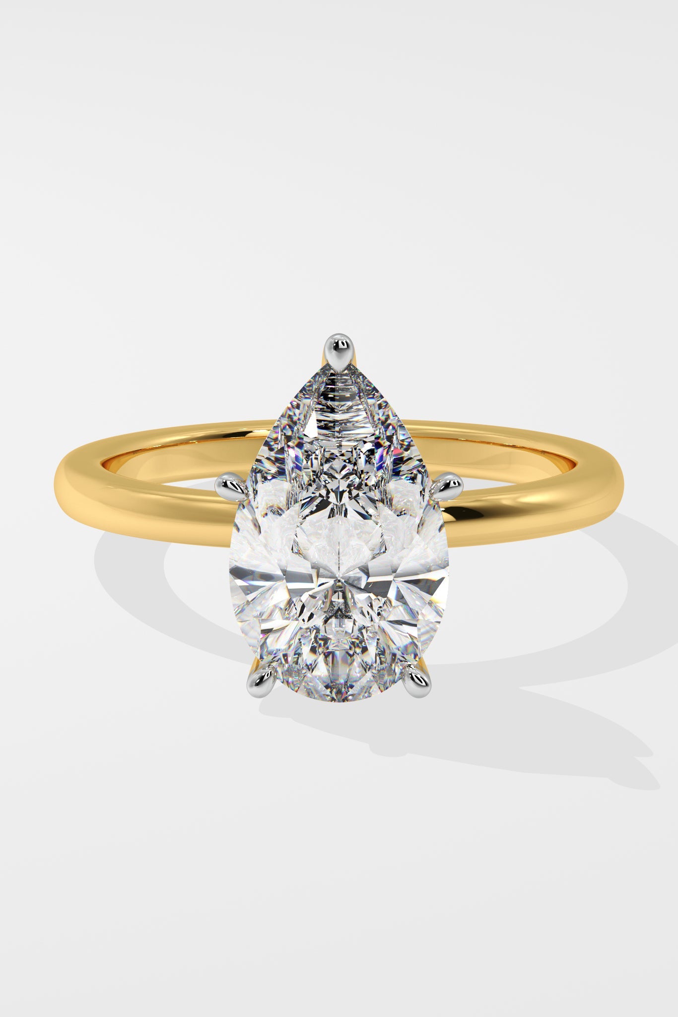 2 ct Pear Solitaire Ring - House Of Quadri