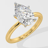 2 ct Pear Solitaire Diamond Ring