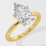 2 ct Pear Solitaire Ring - House Of Quadri