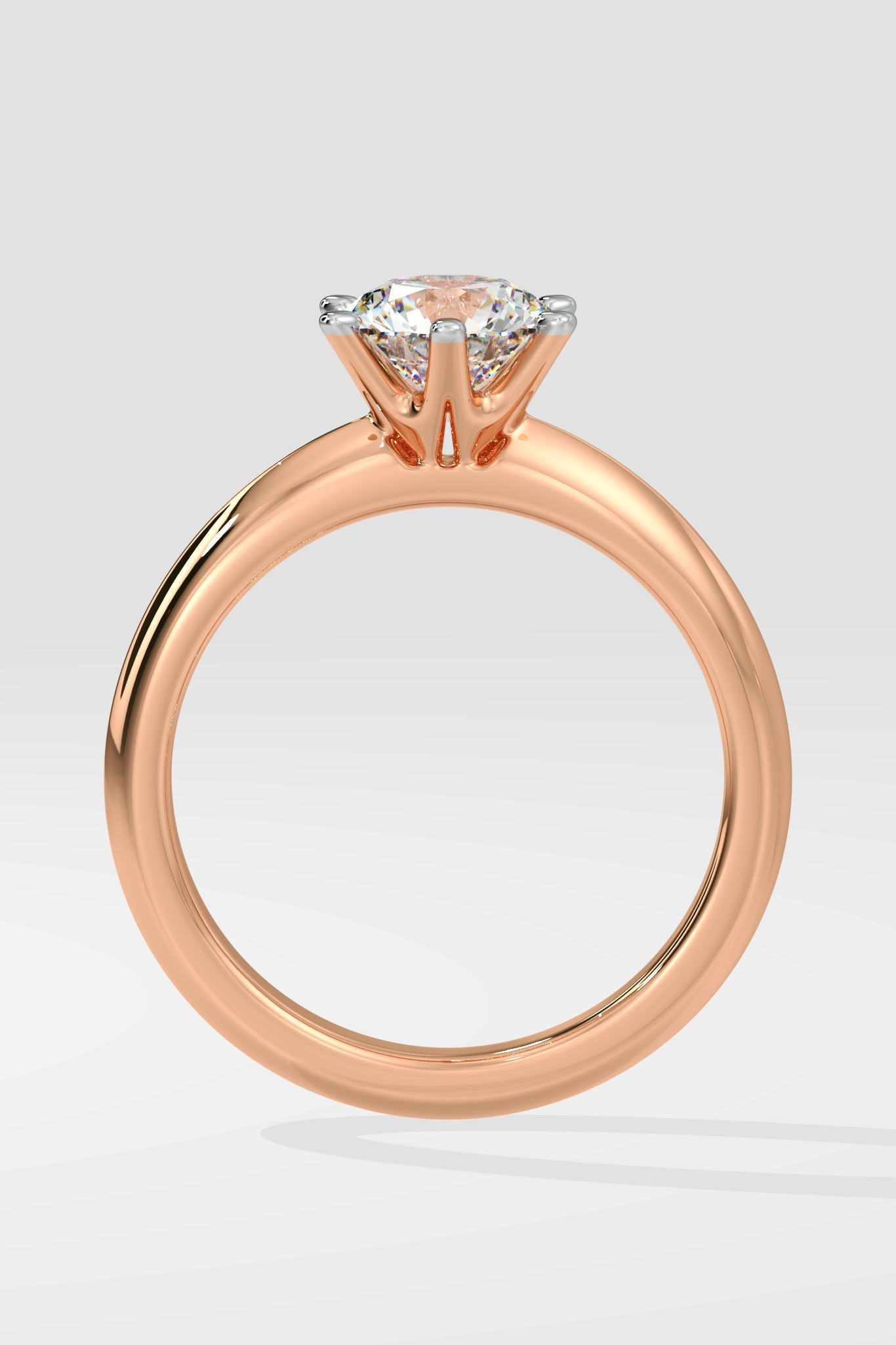 Stellar Six Prong Solitaire Ring - House Of Quadri