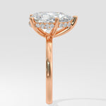 Askew 2 ct Hidden Halo Pear Ring - House Of Quadri