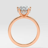 Askew 2 ct Hidden Halo Pear Ring - House Of Quadri