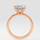 2 ct Hidden Halo Pear Diamond Ring