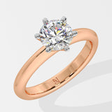 1 ct Six Prong Solitaire Diamond Ring