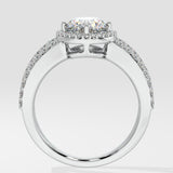 1 ct Crossover Solitaire Diamond Ring