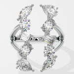 Askew Vertical Gap Ring - House Of Quadri