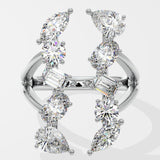 Askew Vertical Gap Ring - House Of Quadri