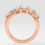 Emra Triple Row Diamond Band
