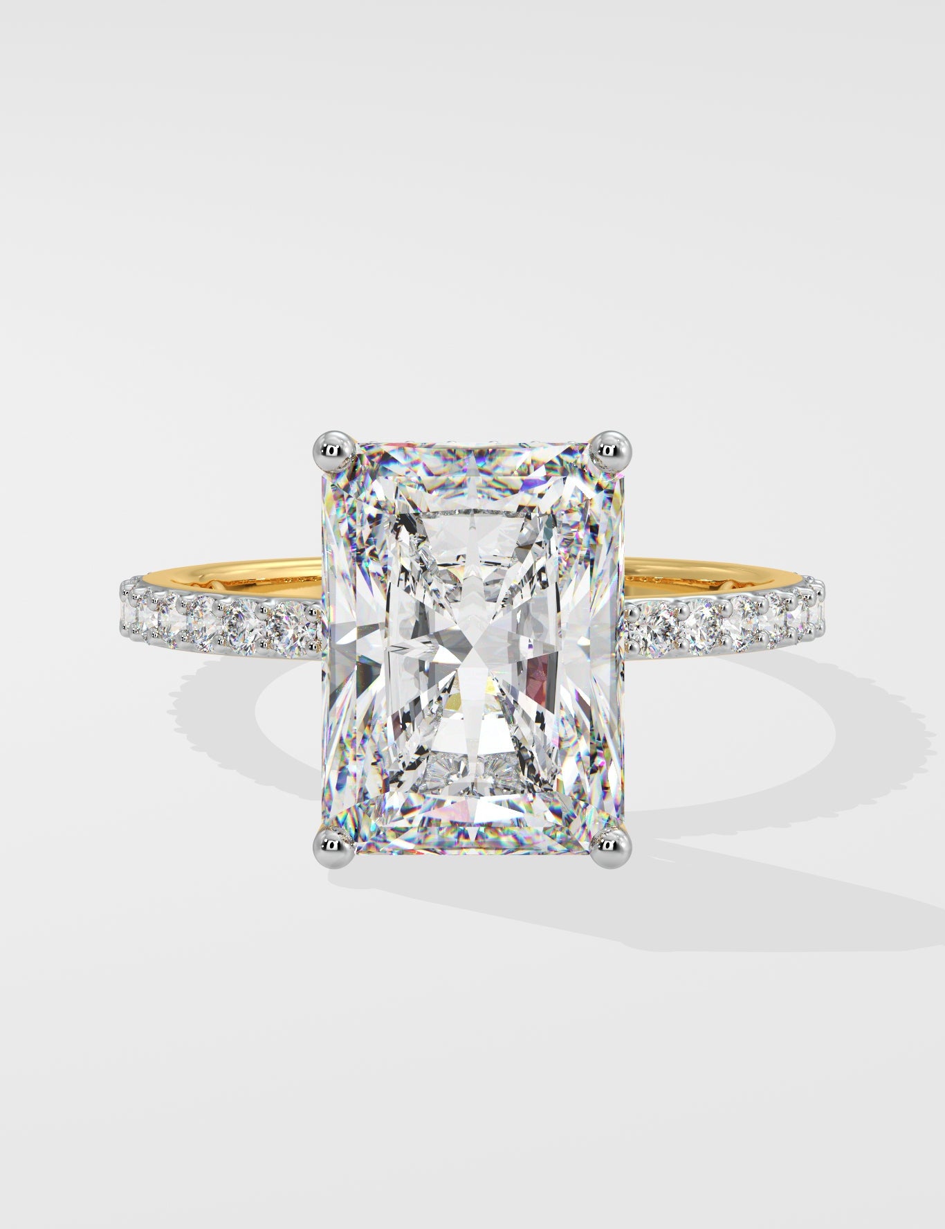 The Radiant 4 ct Solitaire Ring - House Of Quadri