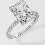 4 ct Radiant Solitaire Ring - House Of Quadri