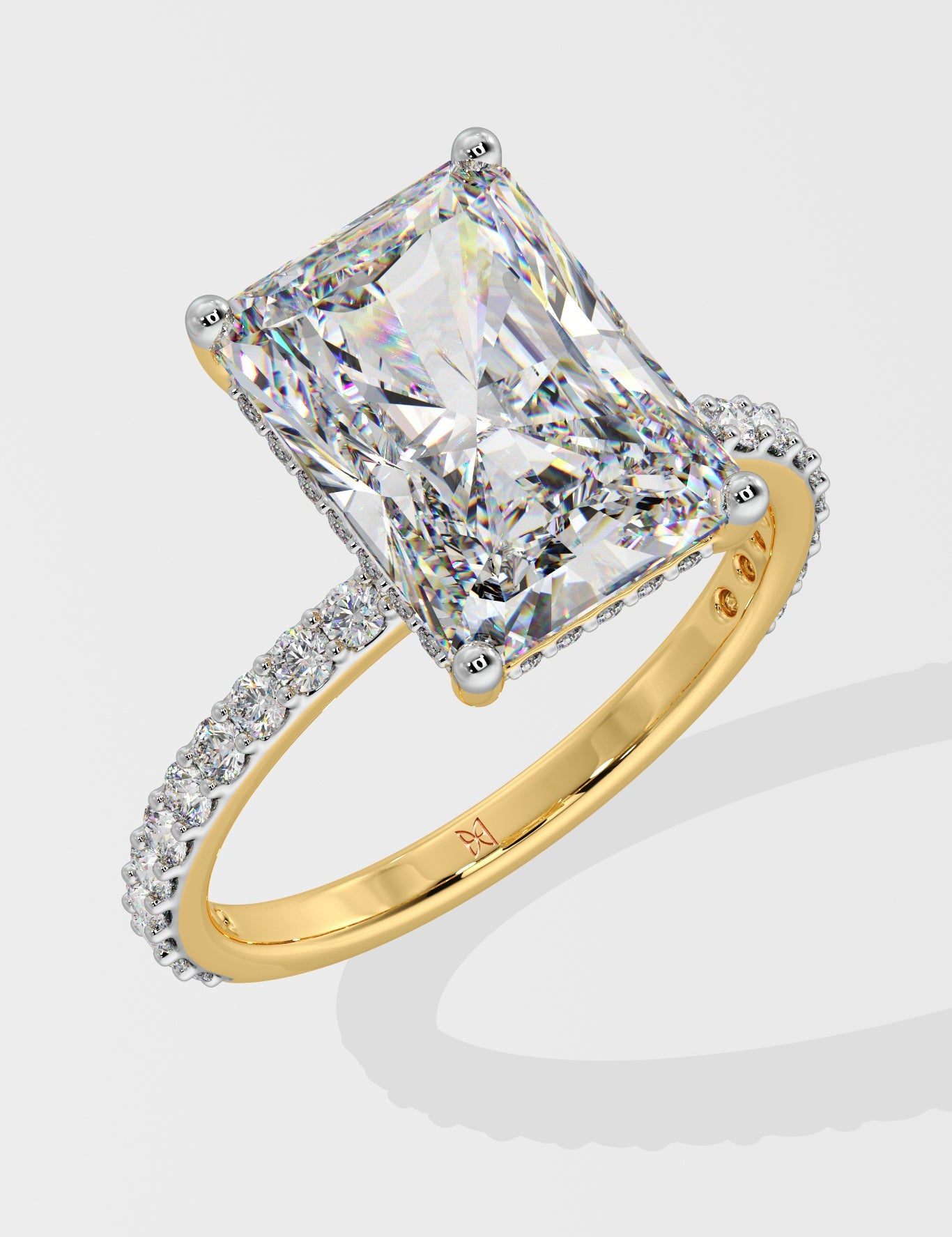 The Radiant 4 ct Solitaire Ring - House Of Quadri