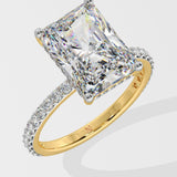 2.5 ct Radiant Solitaire Ring
