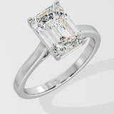 2.5 Ct Emerald Solitaire Ring