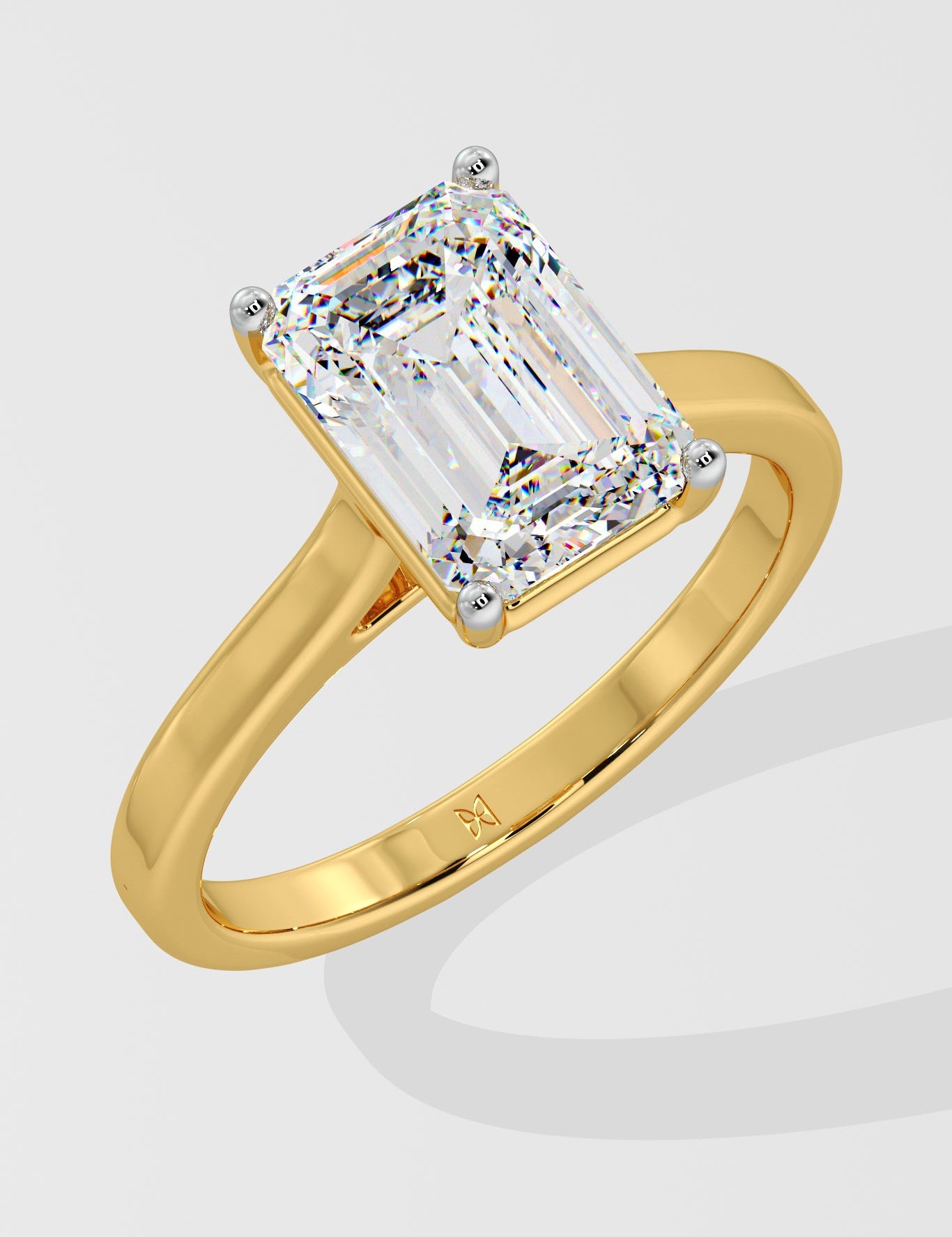 2.5 ct Emerald Solitaire Ring - House Of Quadri