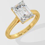 2.5 Ct Emerald Solitaire Ring