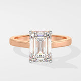 2.5 Ct Emerald Solitaire Ring