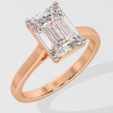 2.5 Ct Emerald Solitaire Ring