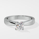 T-Shirt Essential Semi-Solitaire Ring - House Of Quadri