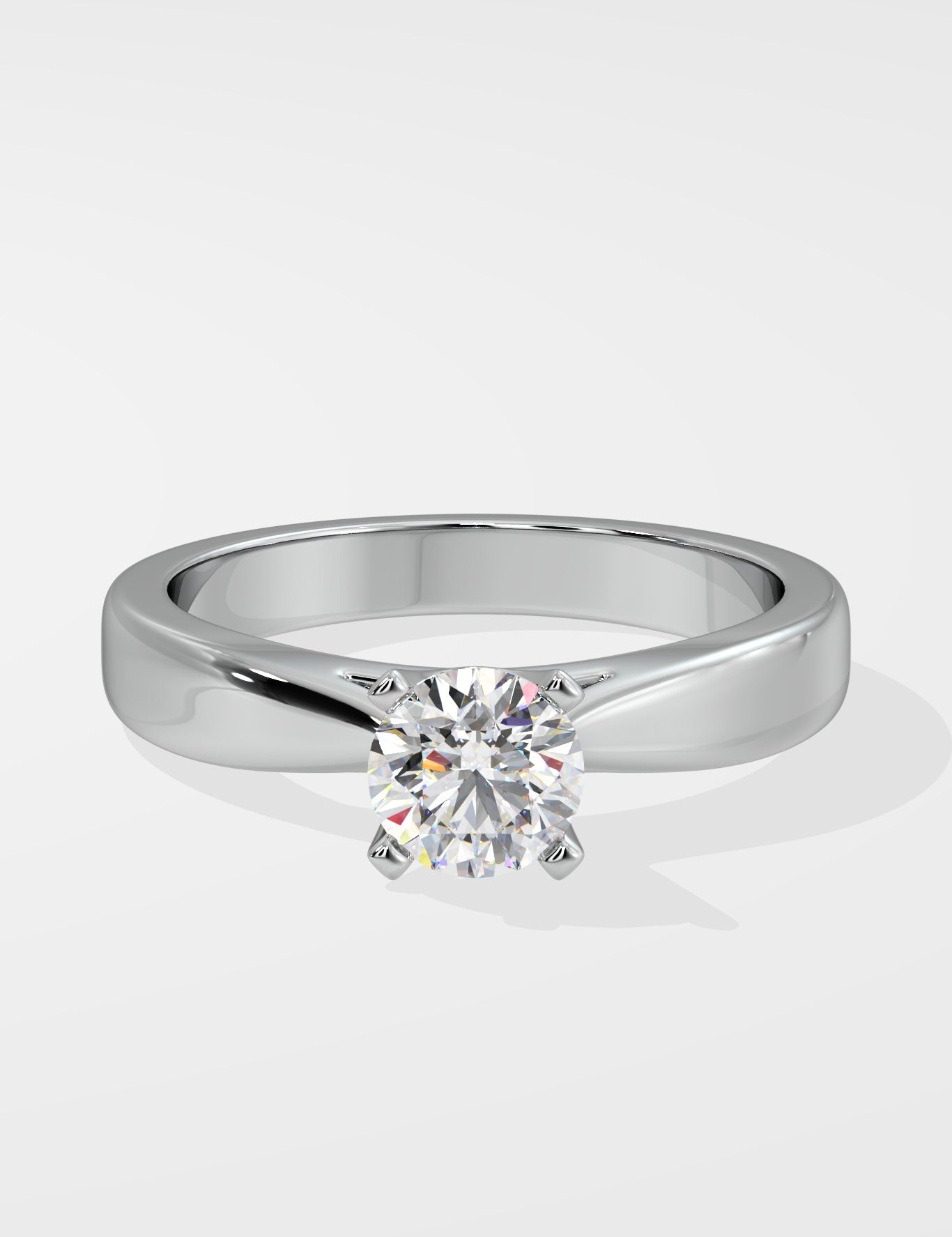 T-Shirt Essential Semi-Solitaire Ring - House Of Quadri