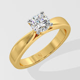 Essential Semi-Solitaire Ring