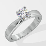 T-Shirt Essential Semi-Solitaire Ring - House Of Quadri