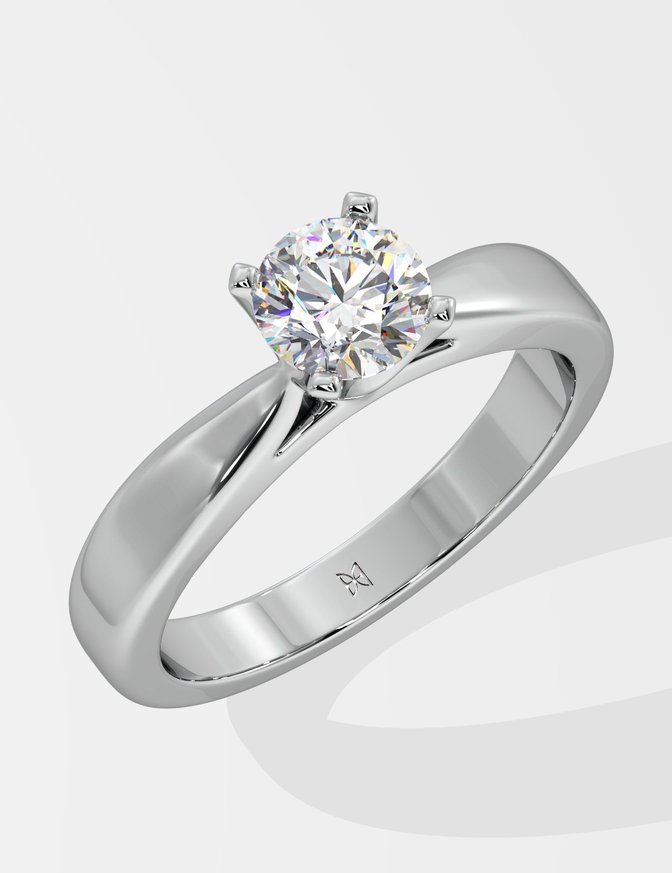 T-Shirt Essential Semi-Solitaire Ring - House Of Quadri