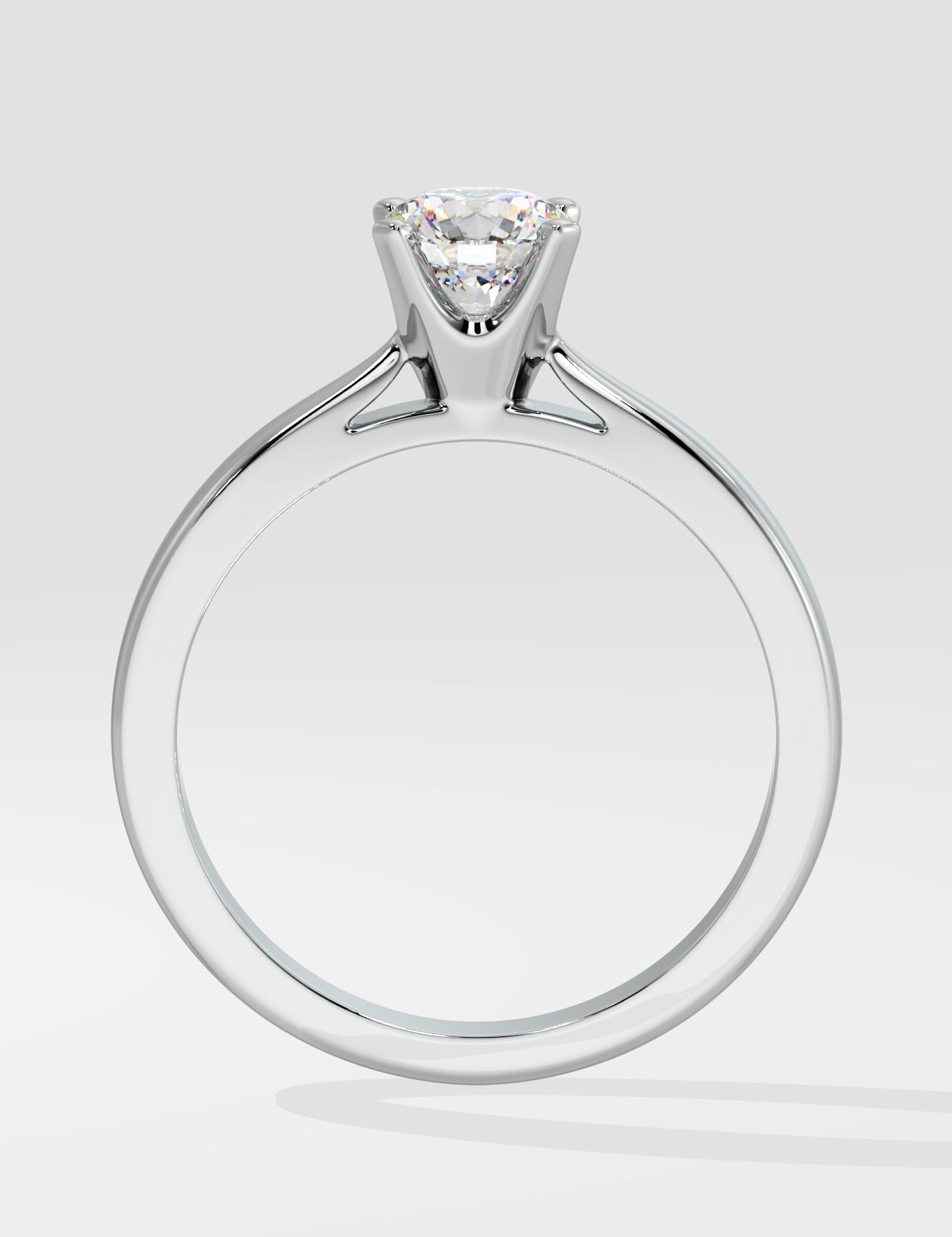 T-Shirt Essential Semi-Solitaire Ring - House Of Quadri