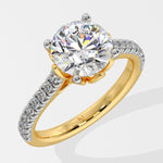 Stellar 2 ct Lotus Solitaire Ring - House Of Quadri