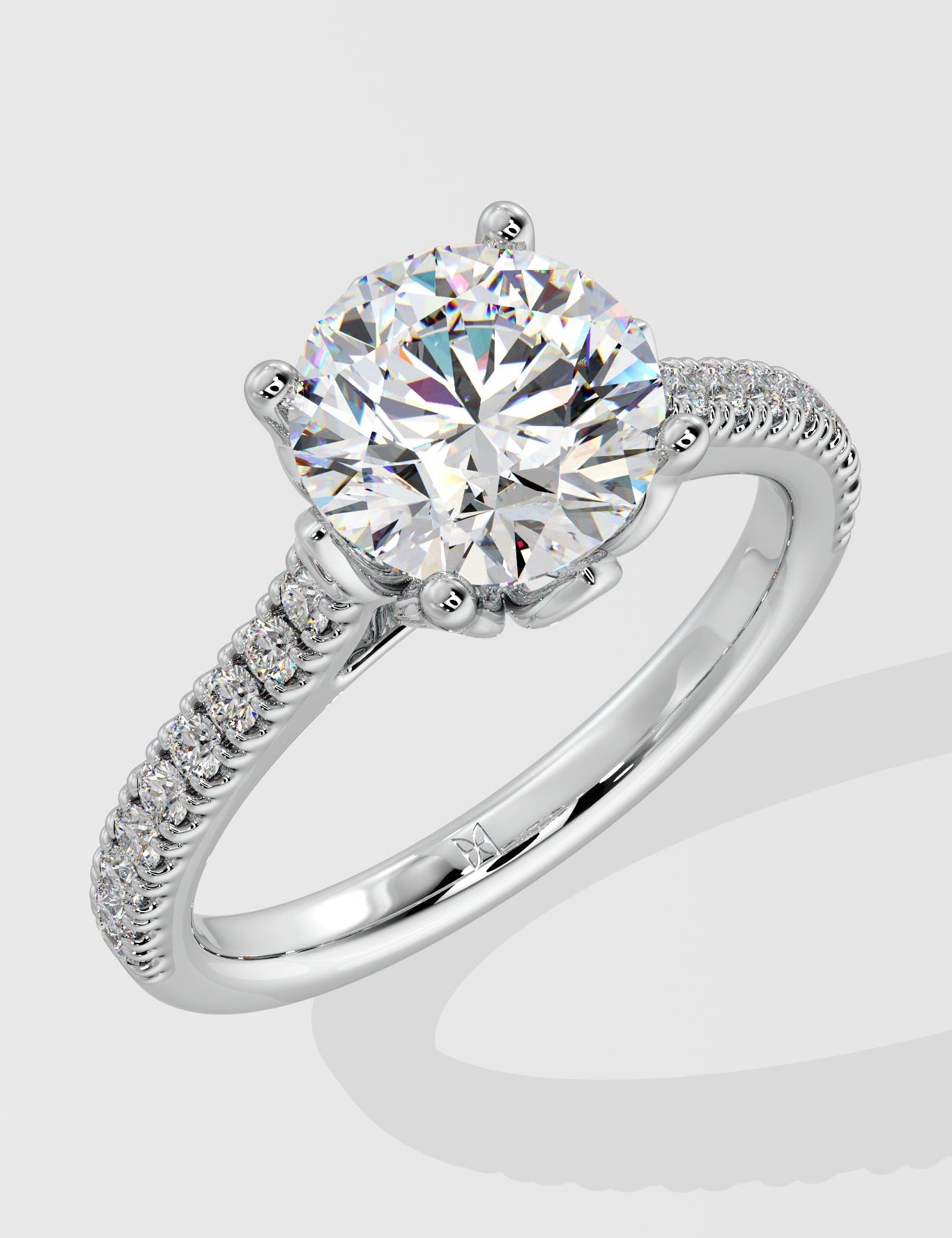 2 ct Lotus Solitaire Ring - House Of Quadri