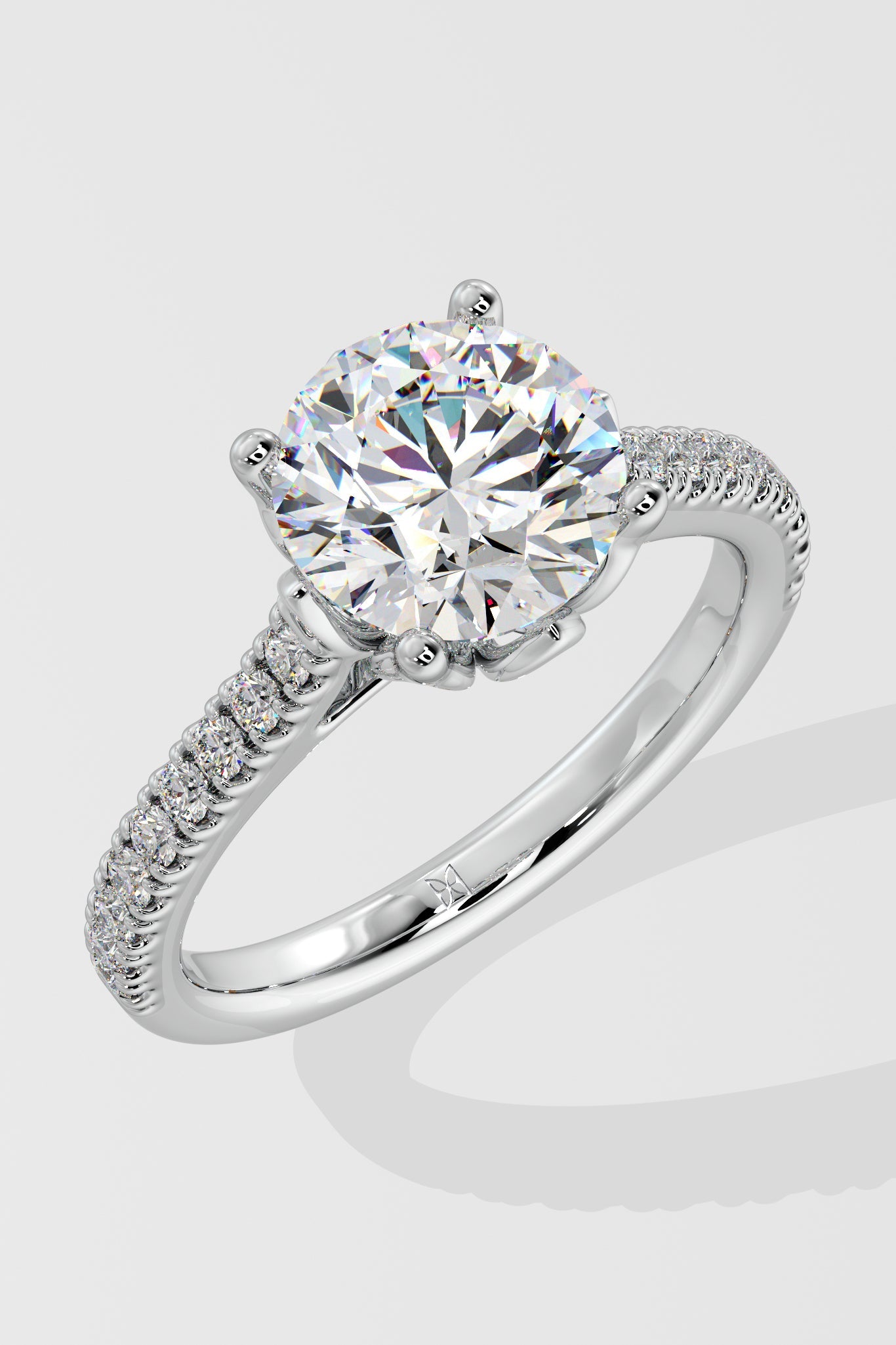 2 ct Lotus Solitaire Ring - House Of Quadri