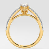 Marquise Solitaire Diamond Ring