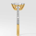 T-Shirt Marquise Solitaire Ring - House Of Quadri