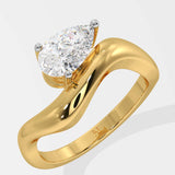 T-Shirt East-West Wave Ring - House Of Quadri