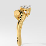 T-Shirt East-West Wave Ring - House Of Quadri