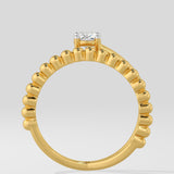 1 Ct Swirl Oval Solitaire Ring