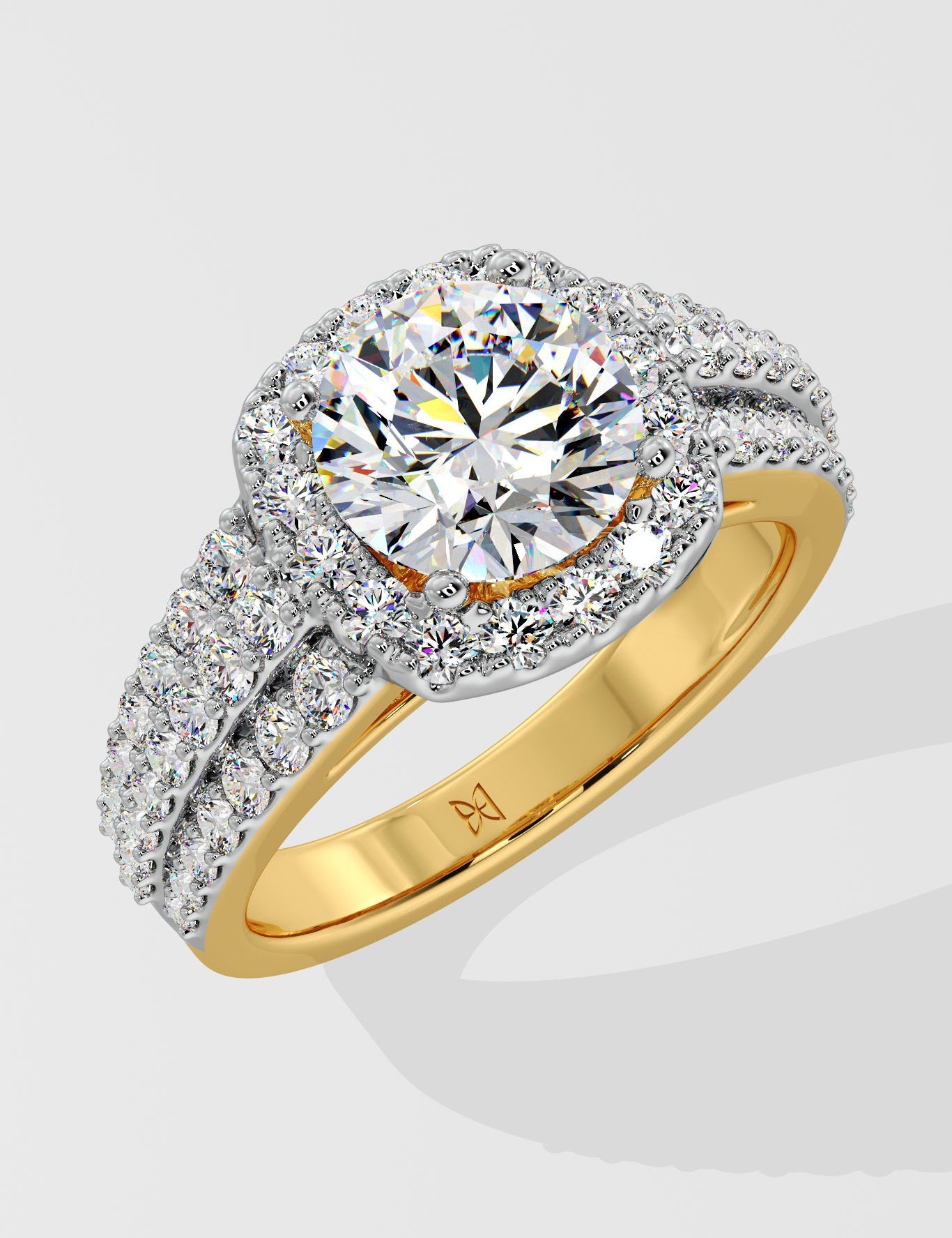 1.5 ct Bedazzle Cushion Halo Ring - House Of Quadri