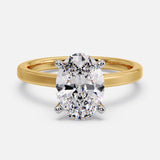 2 ct Oval Solitaire Diamond Ring