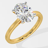 2 ct Oval Solitaire Diamond Ring