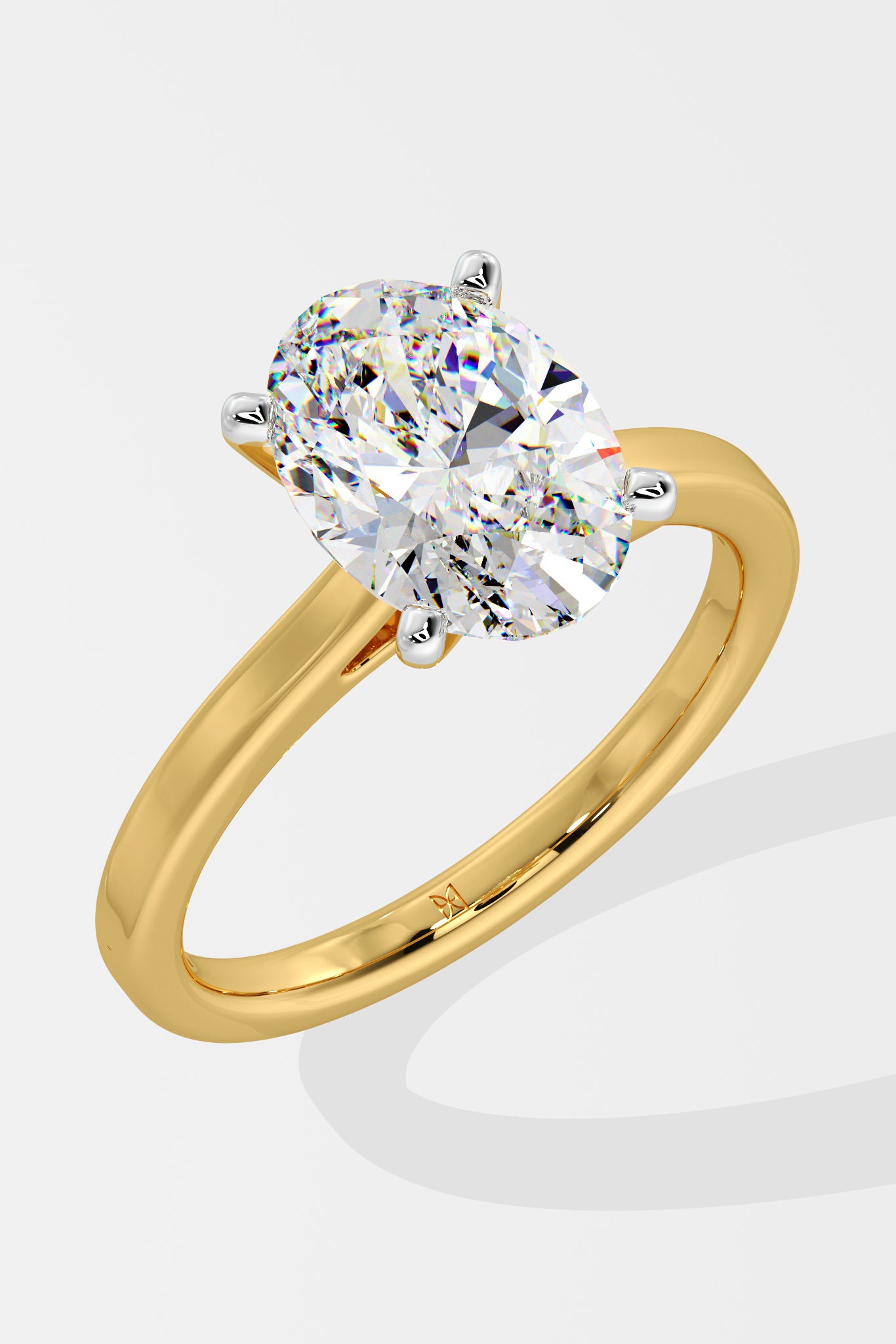 2 ct Oval Solitaire Ring - House Of Quadri