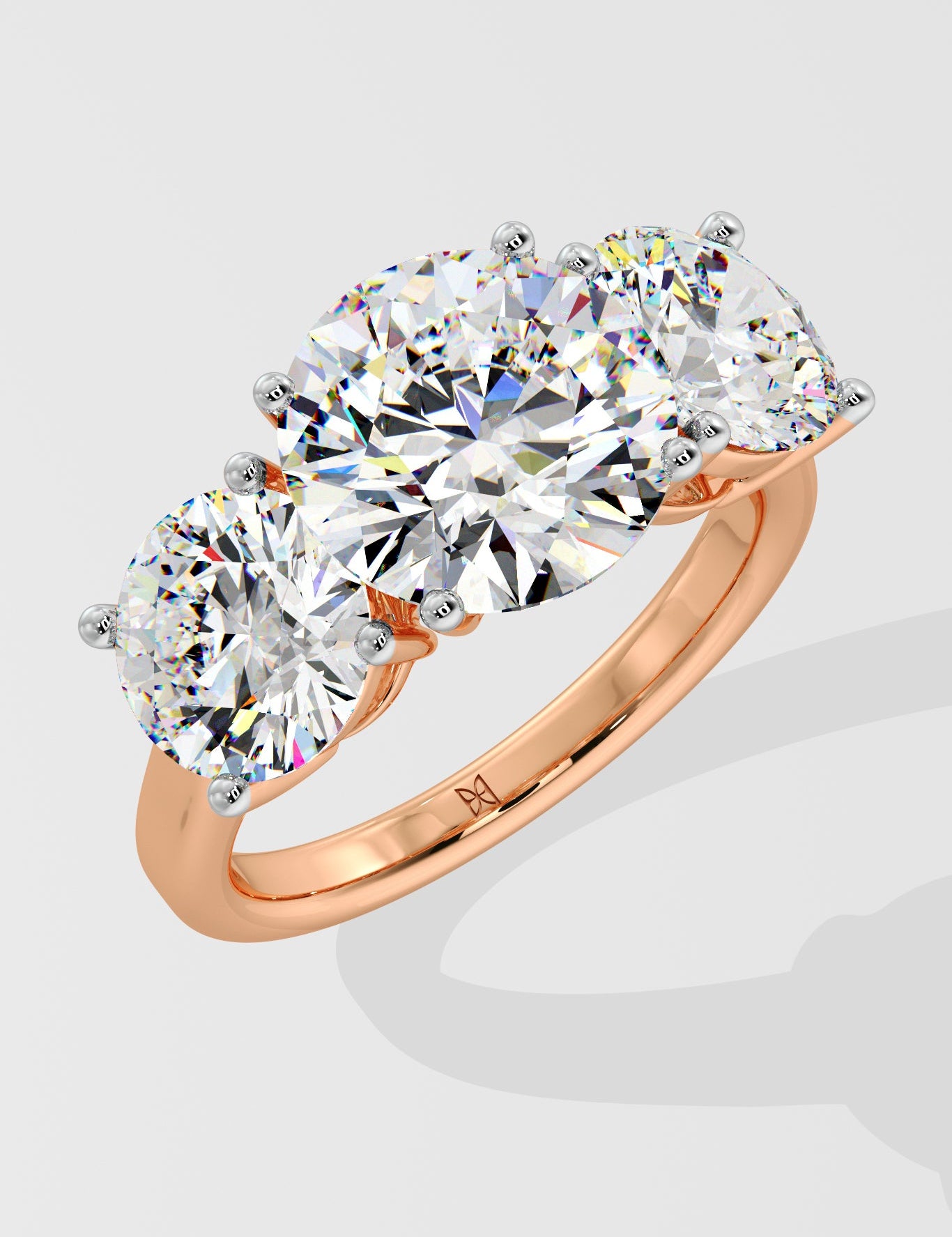 3 ct Trilogy Solitaire Ring - House Of Quadri