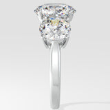 3 ct Trilogy Solitaire Ring